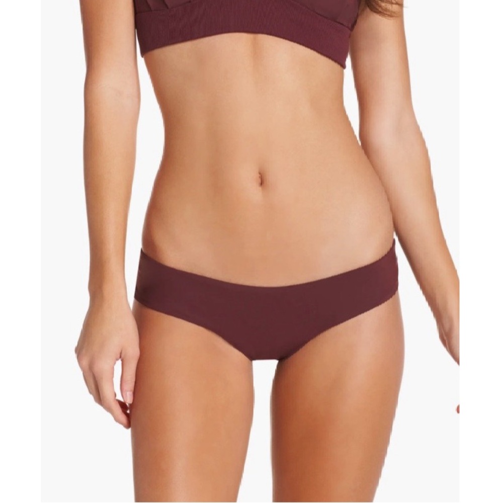 BOYS + ARROWS | Yaya the Yuppy Bikini Swimsuit Bottoms in Burgundy | L